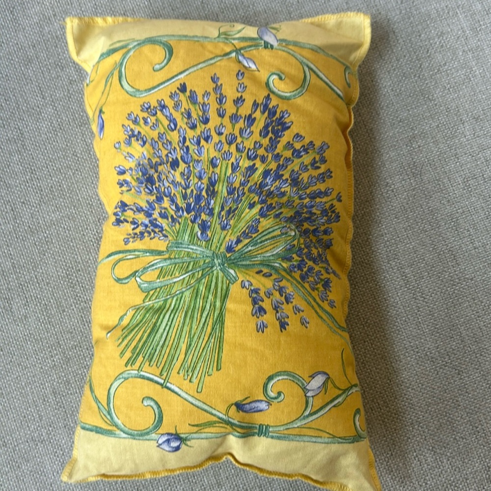 Small accent pillow. Reversible